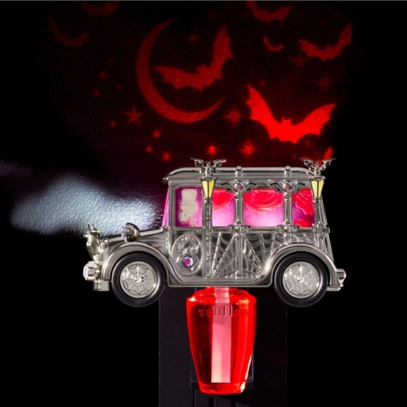 Halloween Wallflower Bath‎ & Body Works Spooky Hearse Projector Night Light NWT - Picture 10 of 11